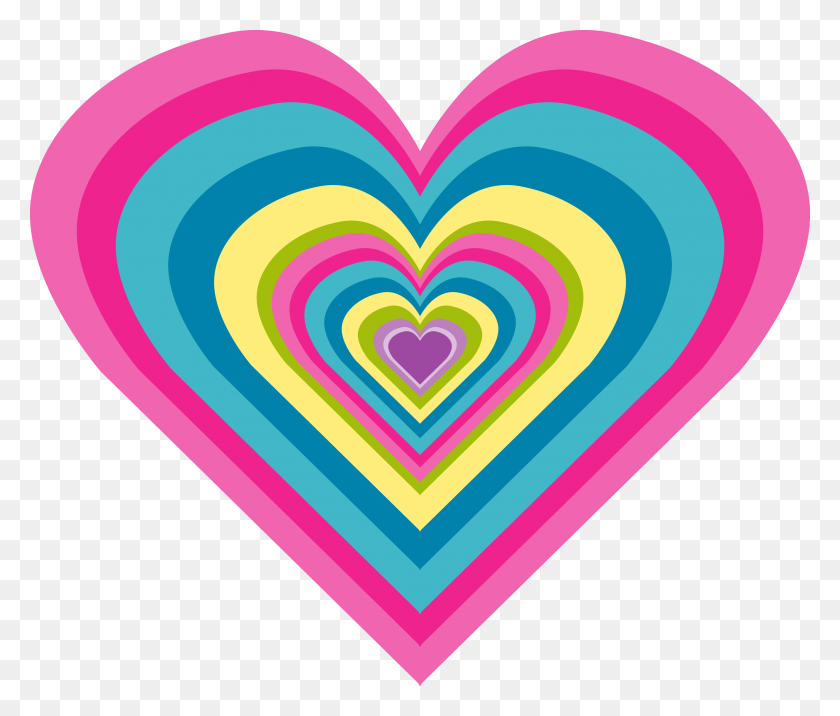2863x2410 Gems Clipart Rainbow Heart - Corazón De La Corona De Imágenes Prediseñadas