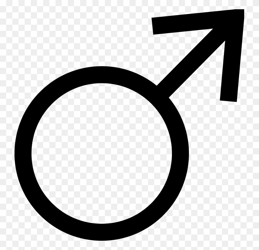 745x750 Símbolo De Género Signo Femenino - Clipart Masculino Femenino