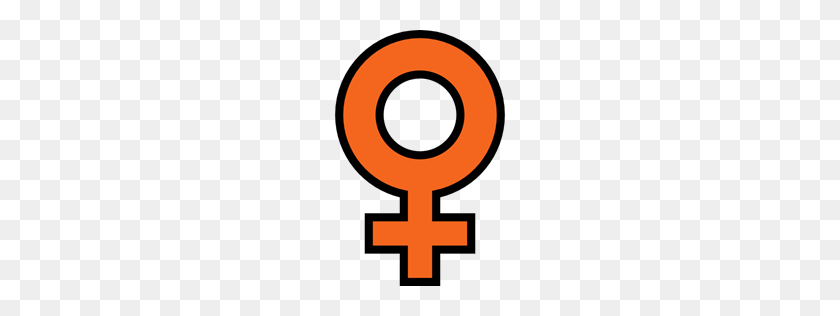 256x256 Gender, Symbol, Girl, Signs, Femenine, Female, Shapes And Symbols - Female Sign PNG