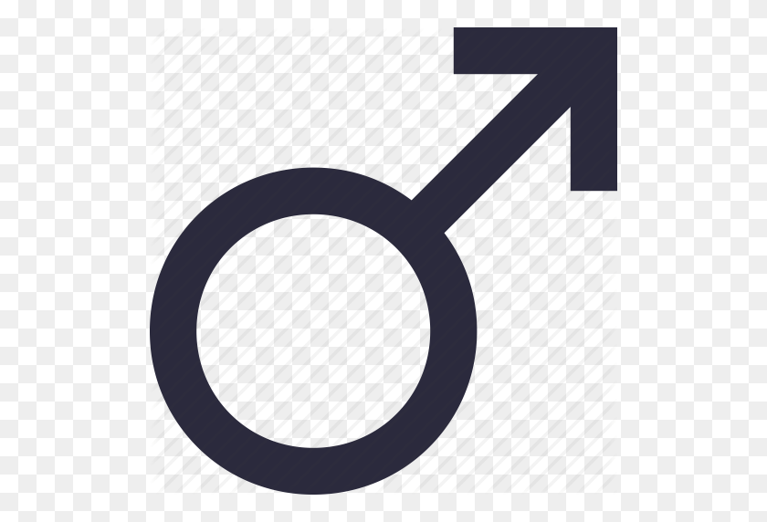 512x512 Símbolo De Género, Masculino, Género Masculino, Hombre, Icono De Símbolo Sexual - Símbolo Masculino Png