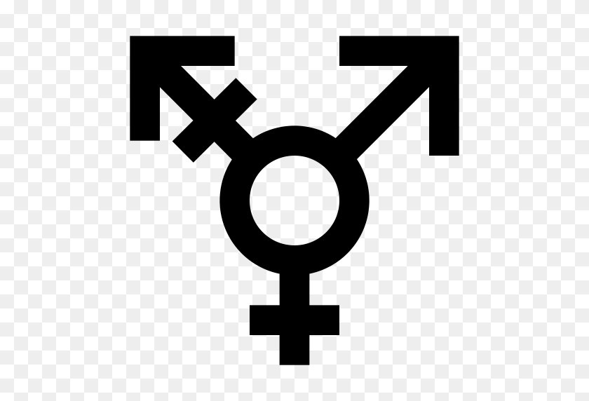 512x512 Гендерный Трансгендер, Пол, Значок Гендерного Символа С Png И Вектор - Трансгендерный Символ Png