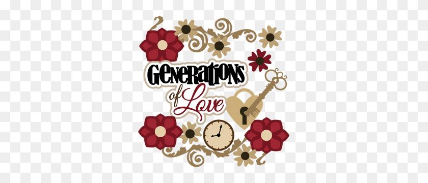 297x300 Generations Of Love Scrapbook Collection Heritage - Heritage Clipart