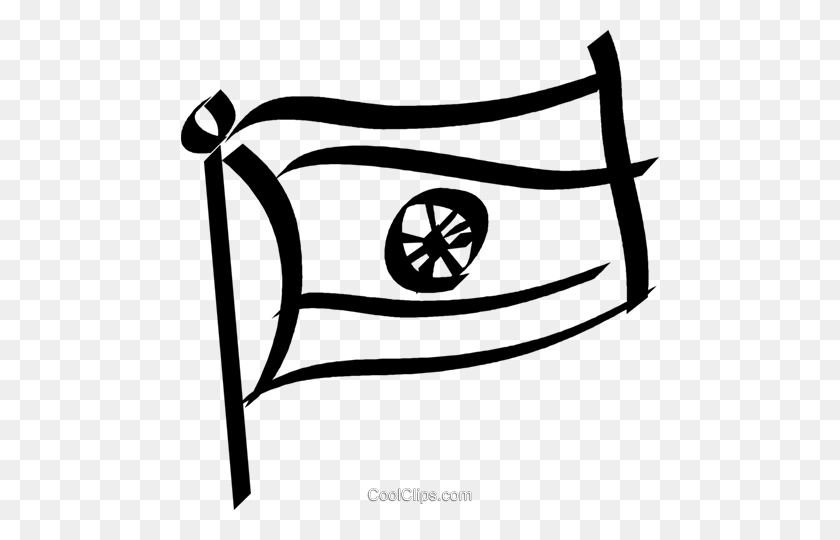478x480 Общий Флаг Роялти Бесплатно Векторные Иллюстрации - Белый Флаг Клипарт