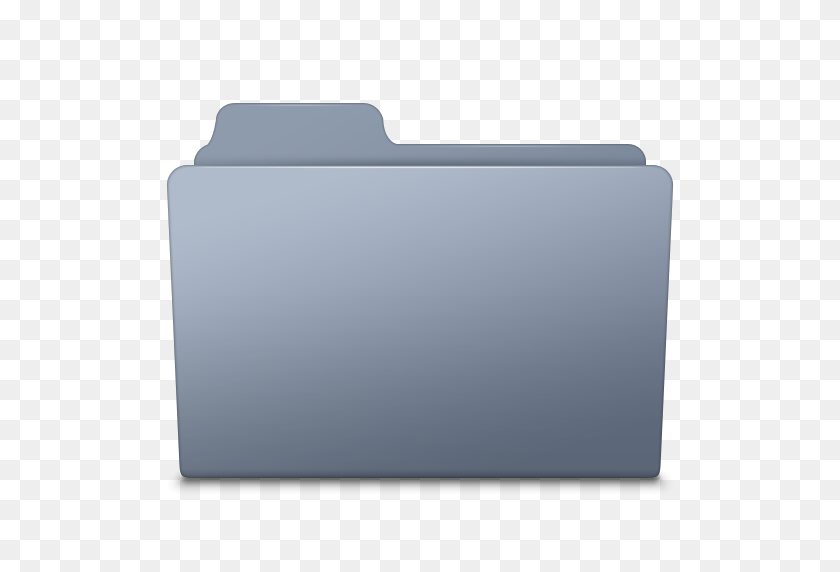 512x512 Generic Folder Graphite Icon Smooth Leopard Iconset Mcdo Design - Folder Icon PNG