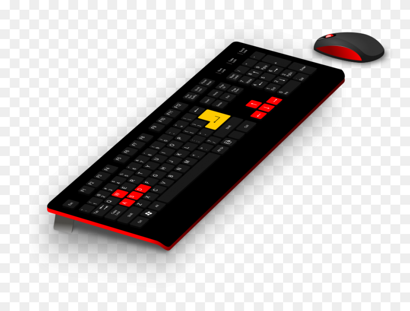 900x667 Универсальная Игровая Клавиатура Png Изображения Для Веб-Сайтов - Игровая Мышь Png