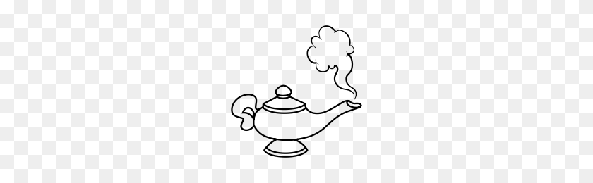 200x200 Genie Lamp Icons Noun Project - Genie Lamp PNG