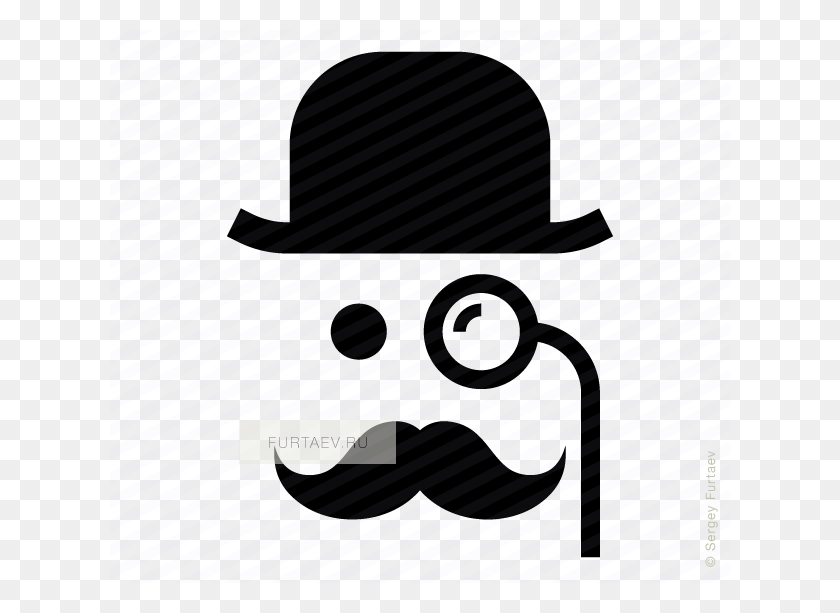 620x553 Gentleman With Monocle Vector Icon - Monocle PNG