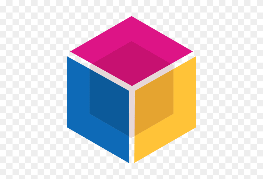 512x512 Geometric Abstract Logo Cube - Cube PNG