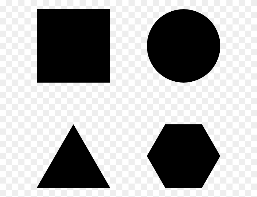 600x584 Imágenes Prediseñadas De Formas Geométricas - Imágenes Prediseñadas De Formas Blanco Y Negro