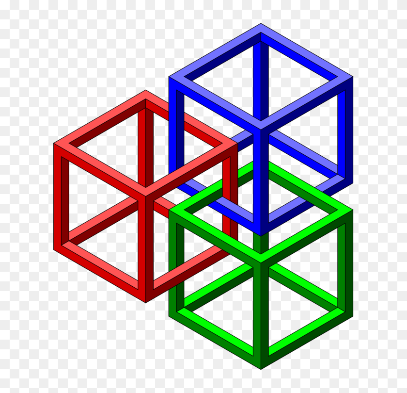 655x750 Geometry Geometric Shape Cube Triangle - Geometric PNG