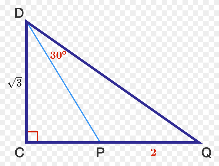 1200x888 Задача Геометрии На Решении Треугольников - Прямоугольный Треугольник Png