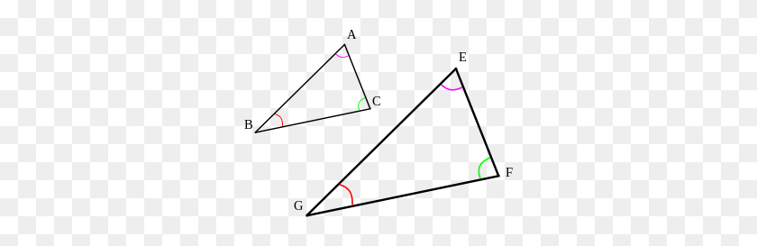 300x213 Triángulos Geométricos Similares - Líneas Geométricas Png