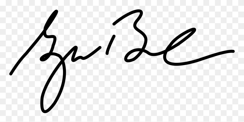 2000x926 Georgewbush Signature - George Bush PNG