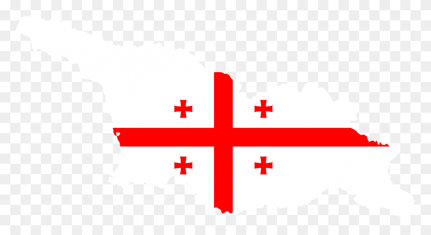 2286x1170 Georgia Map Flag Icons Png - Georgia Outline PNG