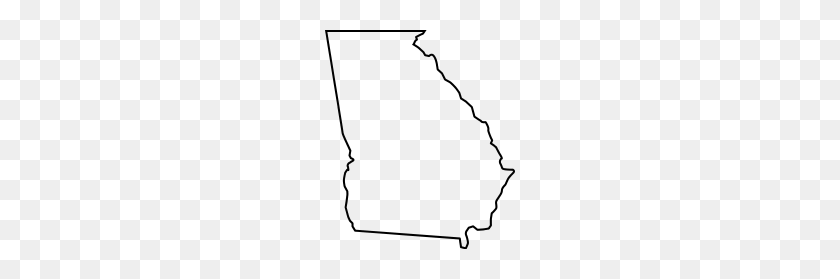 190x219 Georgia, Map, Landmap, Land, Country, Outline - Georgia Outline PNG