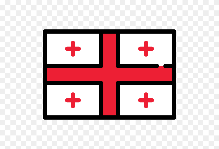 512x512 Грузия, Заполнитель, Флаги, Страна, Флаг, Значок Нации - Контур Грузии Png