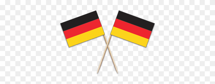 400x270 German Flag On Toothpicks Pack Of Abc Czech Imports - Toothpick PNG