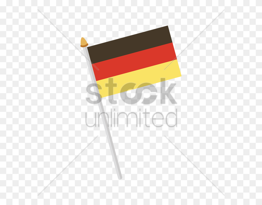 600x600 German Flag Vector Image - Nationalism Clipart