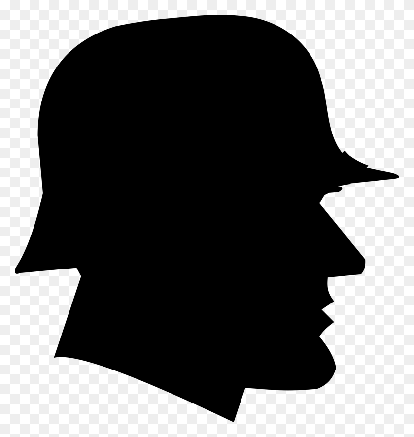 2261x2400 German World War Soldier Silhouette Icons Png - War PNG