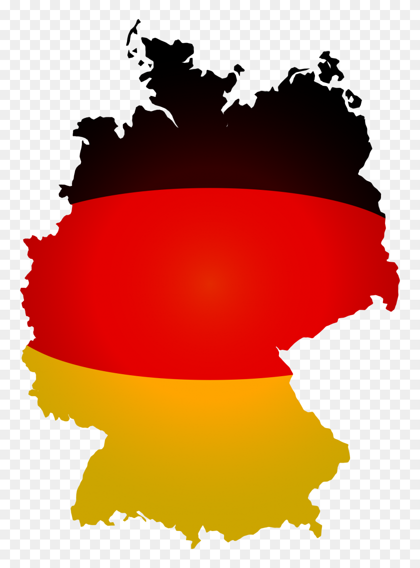 1737x2400 Germany Flag Map Icons Png - German Flag PNG