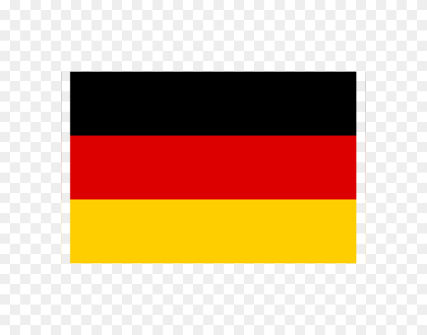 600x600 Alemania Bandera De Poliéster - Bandera Alemana Png