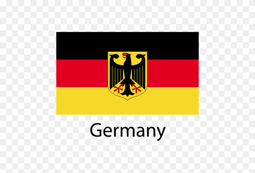 512x512 Bandera Nacional De Alemania - Bandera Alemana Png