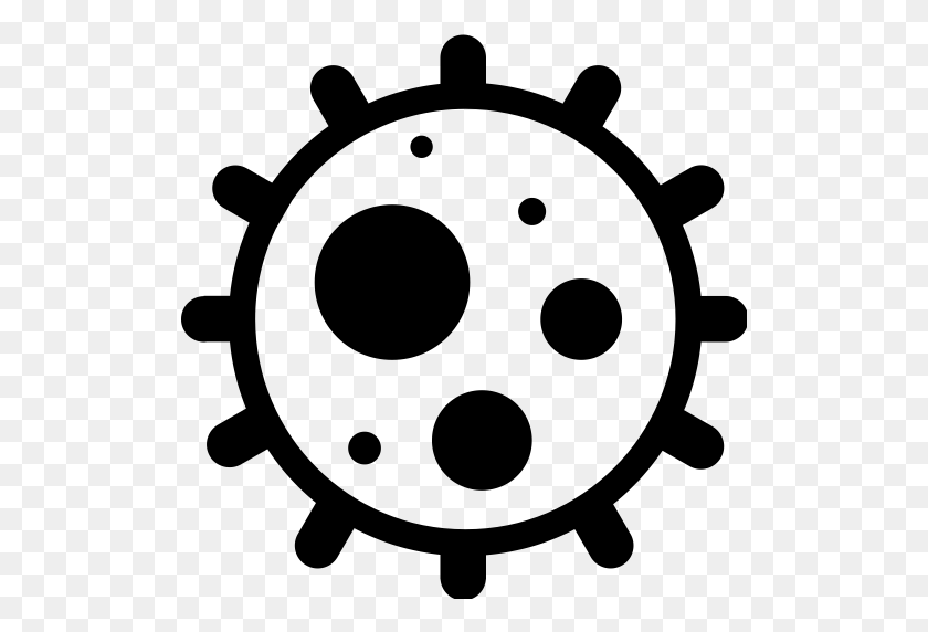 512x512 Germs, Magnifier, Microbe Icon With Png And Vector Format For Free - Microbe Clipart