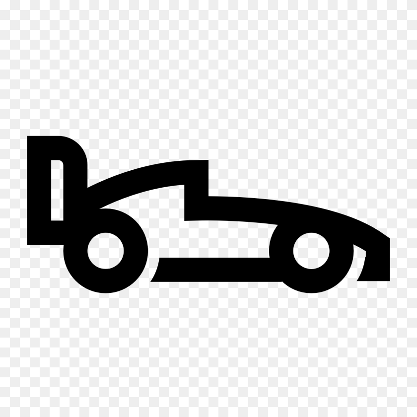1600x1600 Get Car Icons - Race Car Black And White Clipart
