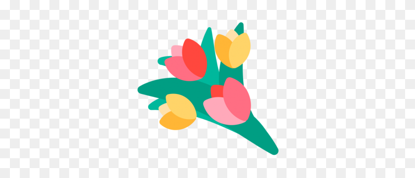 300x300 Get Free Flower Emoji {download} Heart Emoji Black, Red - Flower Emoji PNG