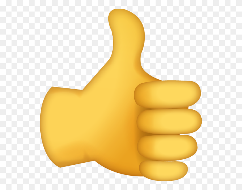 562x600 Get Free Thumbs Up Emoji - Manos En Oración Emoji Png