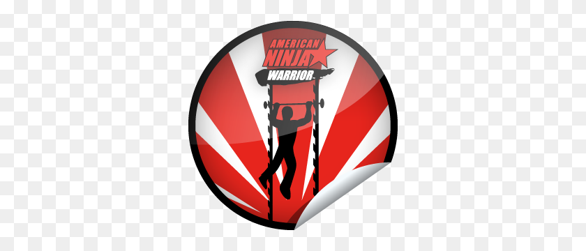 300x300 Getglue Sticker Faq American Ninja Warrior - Ninja Warrior Imágenes Prediseñadas