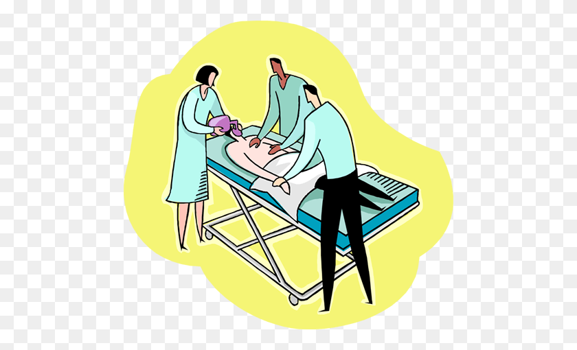 480x450 Getting Prepared For Surgery Royalty Free Vector Clip Art - Surgery Clipart