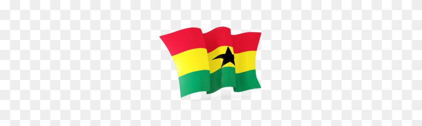 256x192 Banderas De Ghana - Bandera De Ghana Png