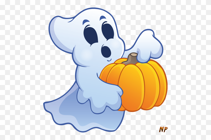 495x500 Ghost - Halloween Ghost PNG