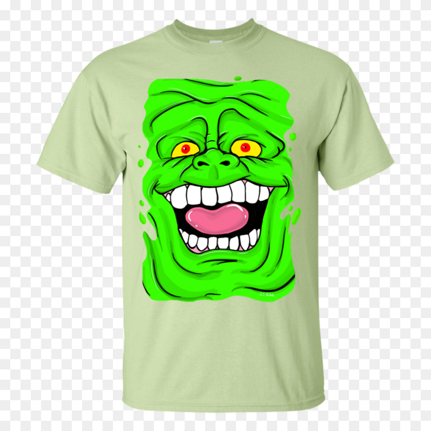 1024x1024 Ghost Buster Slimer Slimed Shirt Busterauto - Slimer PNG