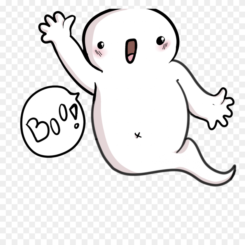 800x800 Ghost Clipart Cute - Ghost Clipart Images