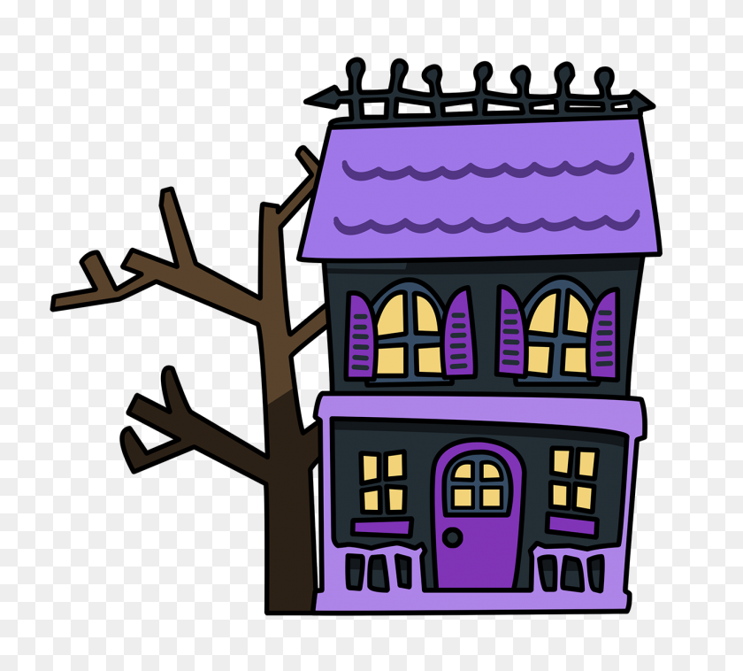 1314x1176 Клипарт С Привидениями Внутри Дома С Привидениями - Клипарт С Привидениями На Хэллоуин