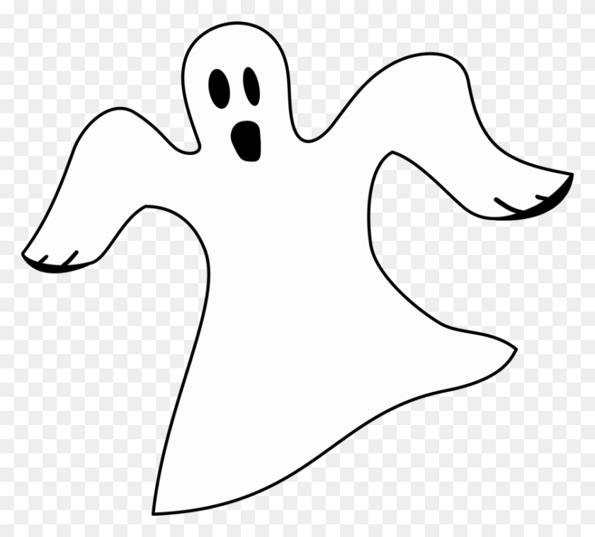 838x750 Ghost Drawing Computer Icons Coloring Book Art - Ghost Face Clipart