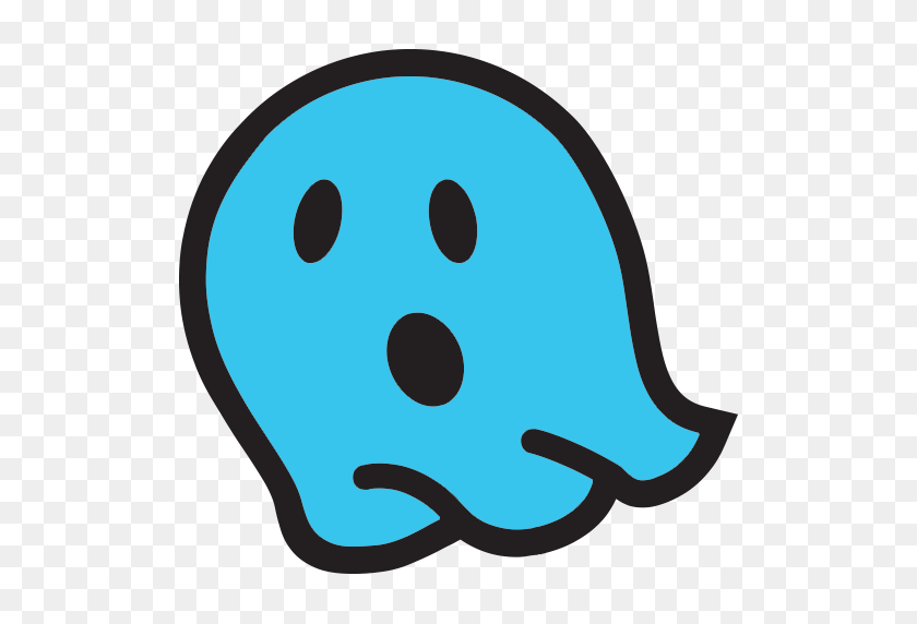 512x512 Ghost Emoji For Facebook, Email Sms Id - Ghost Emoji PNG