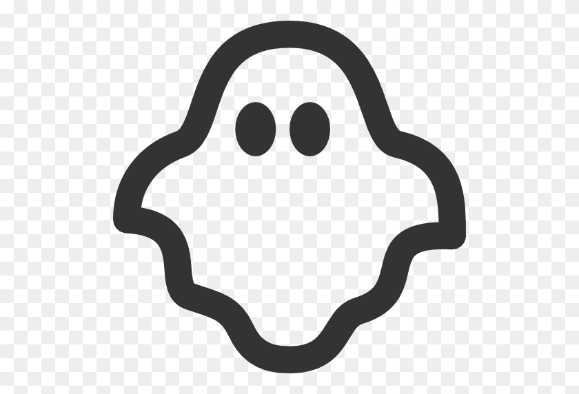 512x512 Ghost Png Transparent Free Images Png Only - Cute Ghost Clipart