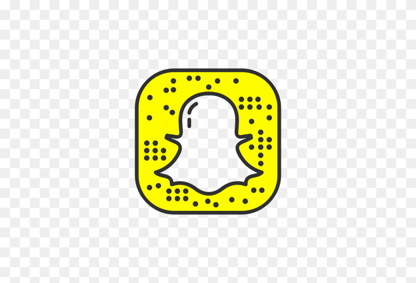 512x512 Fantasma, Snapchat, Logotipo De Snapchat, Icono De Redes Sociales - Logotipo De Snapchat Png Fondo Transparente