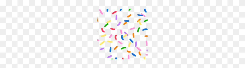 173x173 Giant Rainbow Sprinkles - Sprinkles PNG