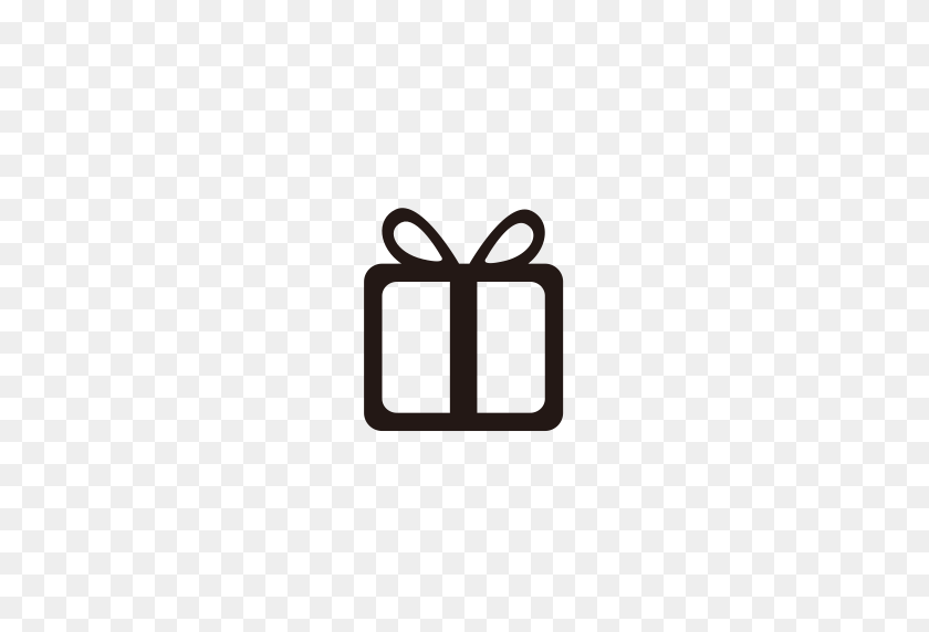 512x512 Icono De Caja De Regalo, Caja De Regalo, Dar Icono De Regalo Con Png Y Vector - Clipart De Caja De Regalo Blanco Y Negro