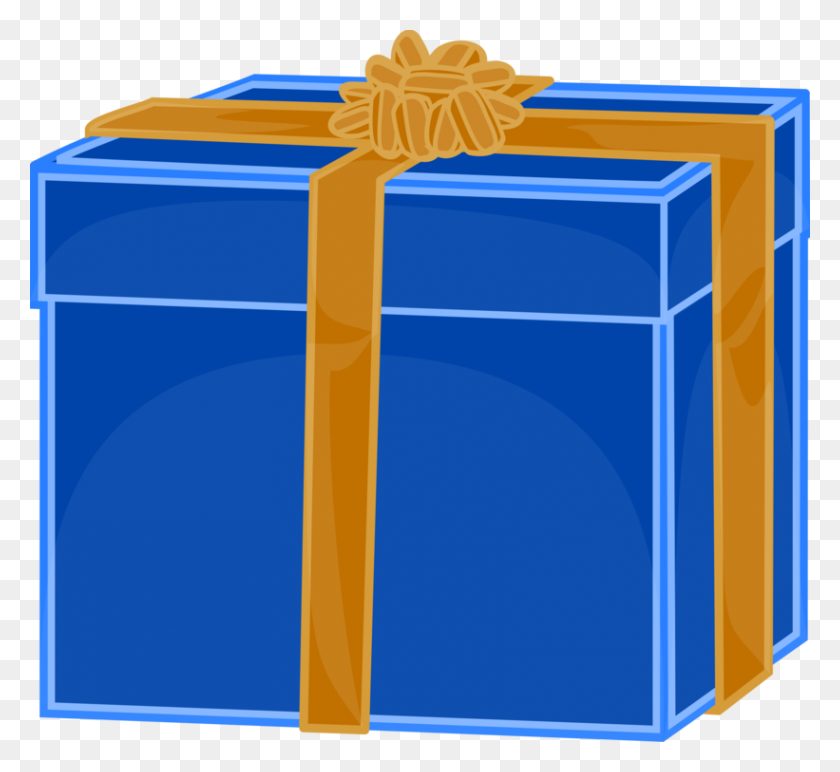 821x750 Gift Box Ribbon Computer Icons Birthday - Birthday Gift Clipart