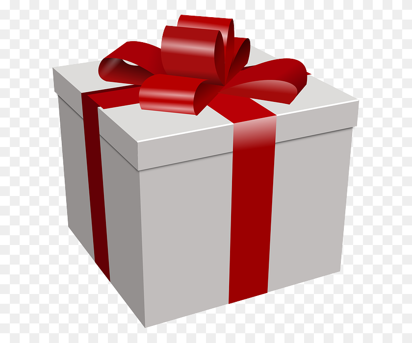 626x640 Gift Present - Wrapped Present Clipart