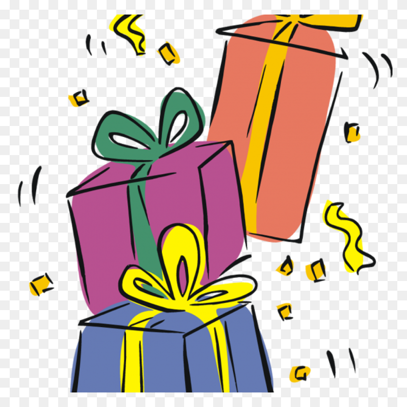 1024x1024 Подарки Клипарт Подарок На День Рождения, Подарки На День Рождения Прозрачный - Подарок На День Рождения Клипарт