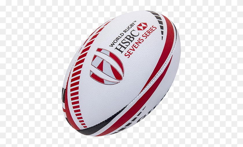 450x450 Gilbert Rugby Store Hsbc World Rugby Sevens Replica Rugby - Rugby Ball PNG