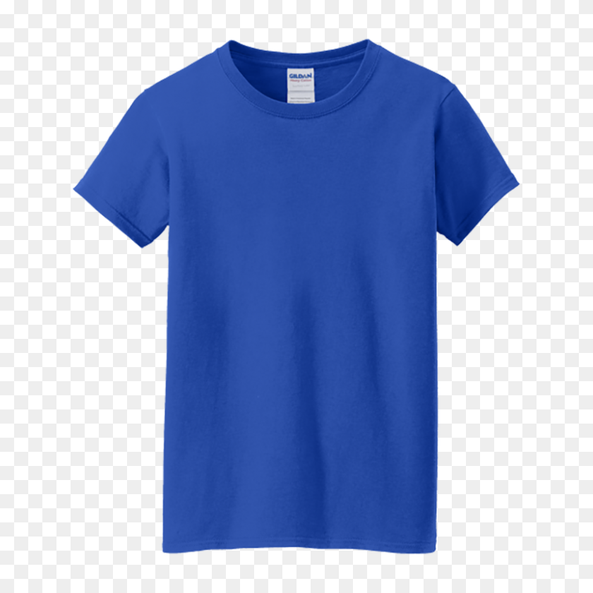 800x800 Gildan Nz Ladies Heavy Cotton Tee Colours To Choose - Blank T Shirt PNG