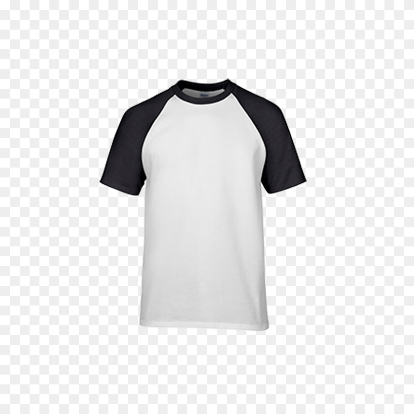 2480x2480 Gildan Premium Cotton Adult Raglan T Shirt - White Shirt PNG