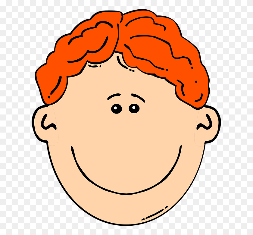 629x720 Ginger Clipart Red Hair Boy - Gingerbread Clipart Free